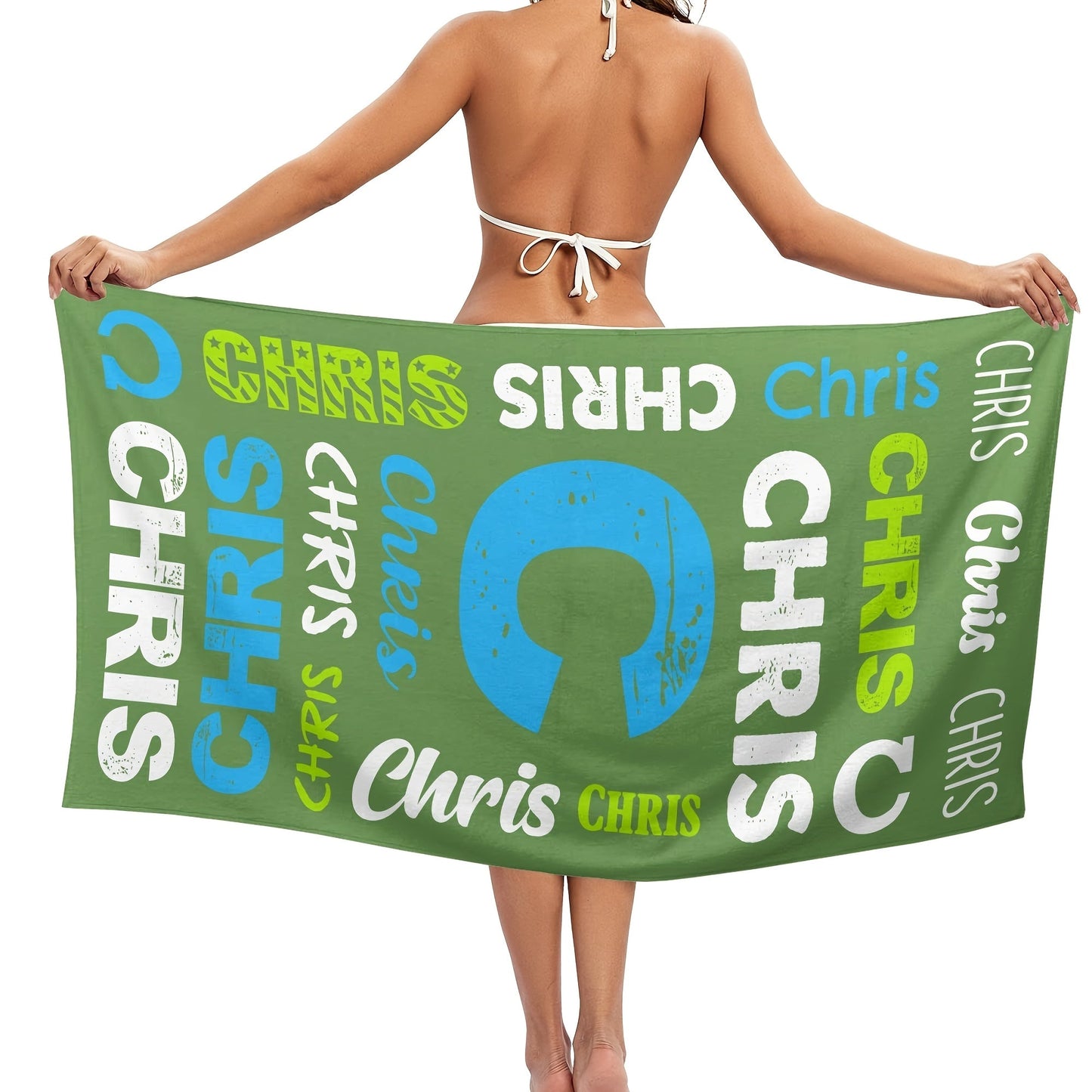 Personalized Microfiber Beach Towel