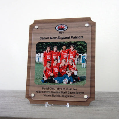 Custom Sports Plaque | Team Photo Plaque | Sponsor Thank You Plaque