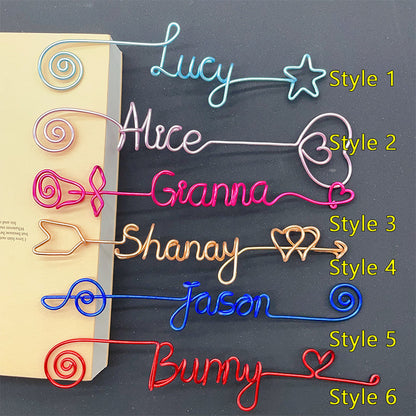 Handmade Custom Bookmark Cute bunnyTeacher