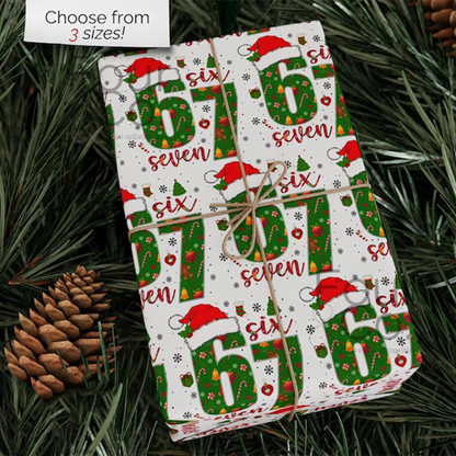 67 Christmas Wrapping Paper, 6 7 Wrapping Paper