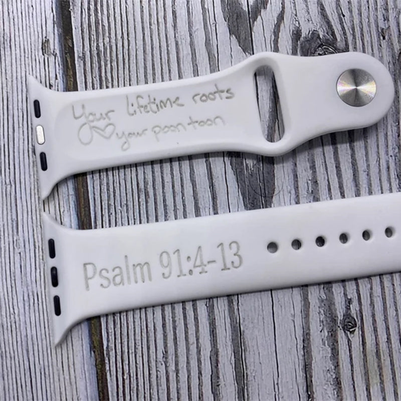 Personalized Inscription Apple Watch Bands