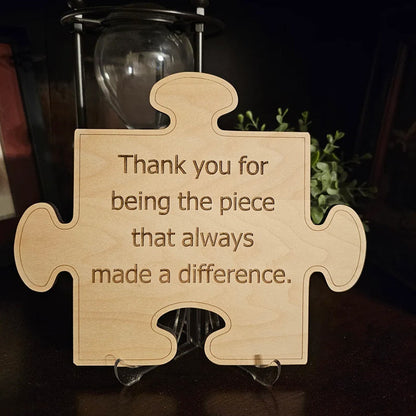 Puzzle Piece Decor, gift for employee appreciation