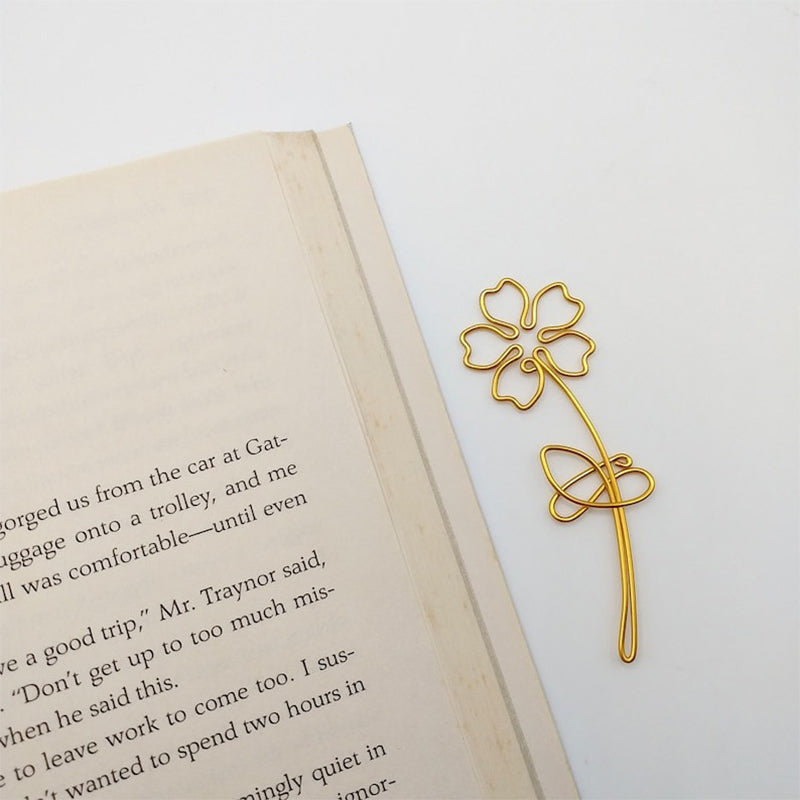 Rose Tulip Sakura Sunflower Wire , Personalized Gift Flower Planner Clip