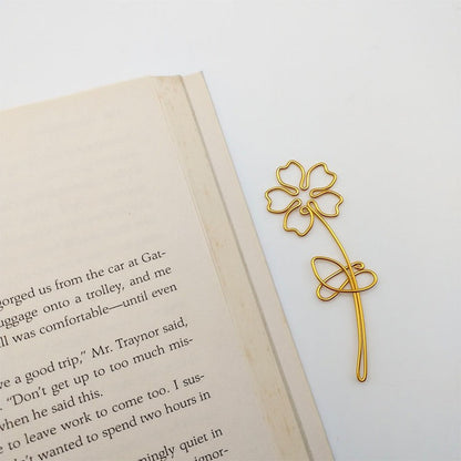 Rose Tulip Sakura Sunflower Wire , Personalized Gift Flower Planner Clip