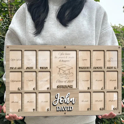 Personalized Grade School Picture Frame Graduation Gift