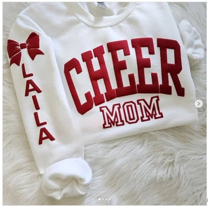 Personalized Cheer Mom sweatshirt,Custom Team Sweatshirts