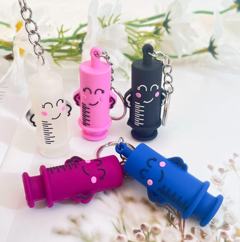 Personalized Ampoule opener breaker Syringe. Cute Nurse and Paramedic Ampule Openers
