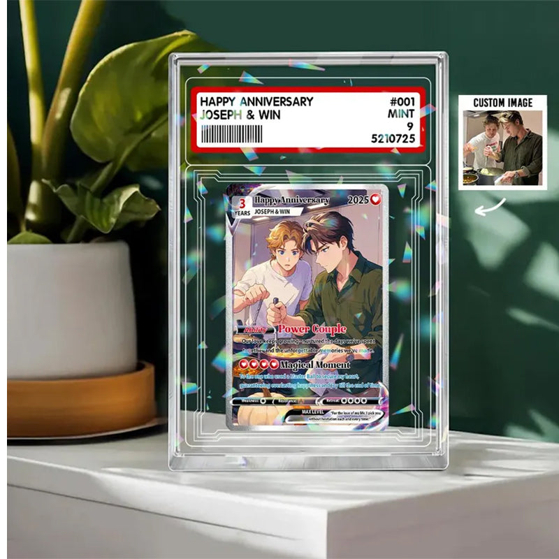 Personalized Poke Love Acrylic Card