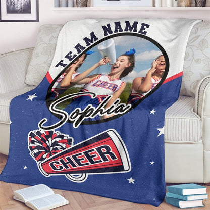 Personalized Cheerleading Blanket - Transfer Your Cheer Team