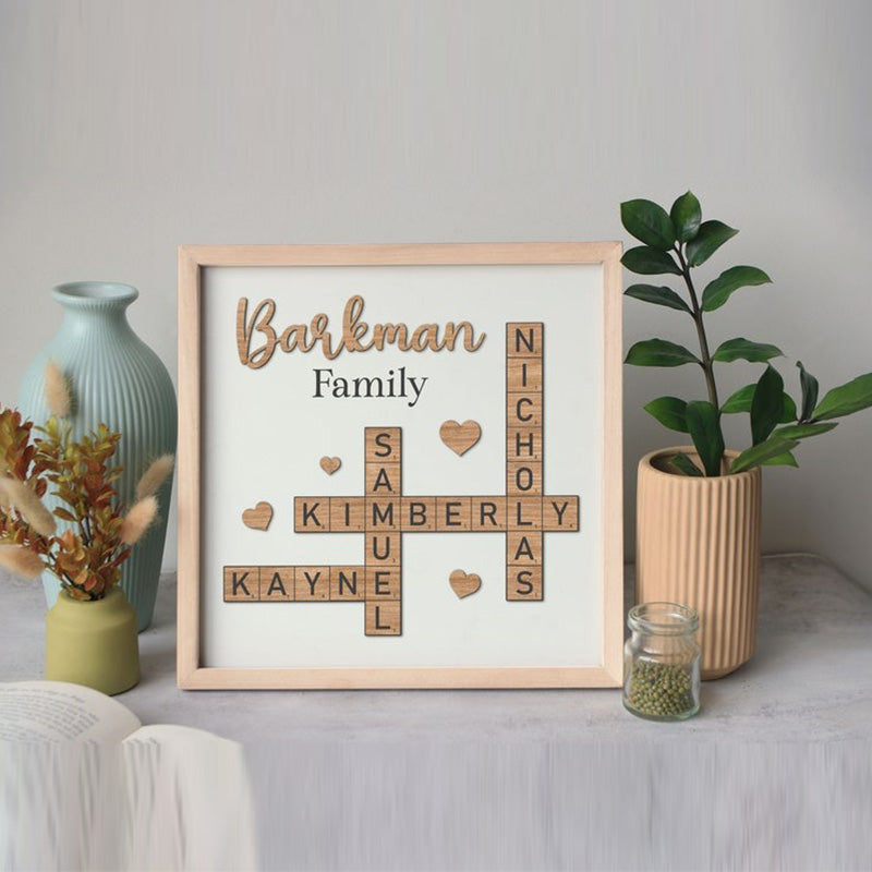 Personalized Family Name Sign