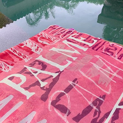 Personalized Signature Style Beach Towel-Customized Towel