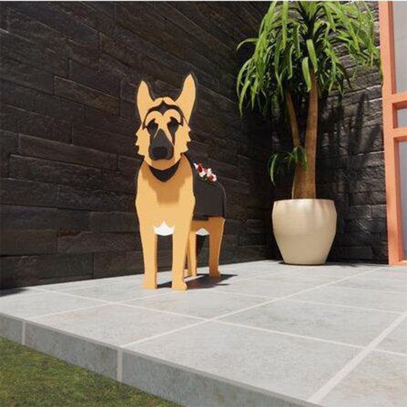 Dog Cat Pet Organizer Patio Indoor Outdoor Wood Planter
