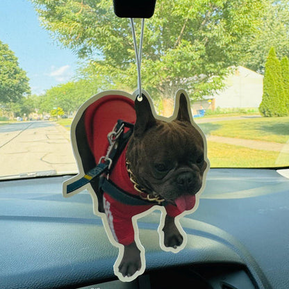 Personalized Photo Car Air Freshener, Custom Air Freshener