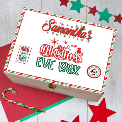 Personalized Christmas Eve Box, Boys Girls Custom Name