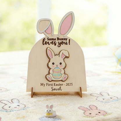 Reversible Bunny Plush Toy Easter Gift for Kids