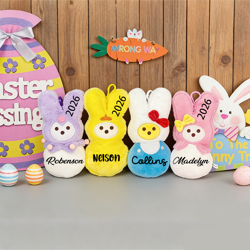 Personalized Easter Bunny Plush,Custom Bunny