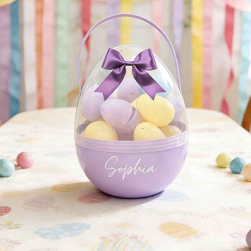 Personalised Giant Fillable Easter Egg - 30 Smaller Eggs Included