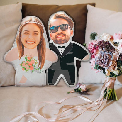 Personalized Face Pillow from Picture - Custom Funny Person Pillow To Boyfriend