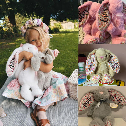 Personalised Soft Toy, Baby Gift, Baby Shower Gift ,New Baby Gift, Baby Easter Keepsake