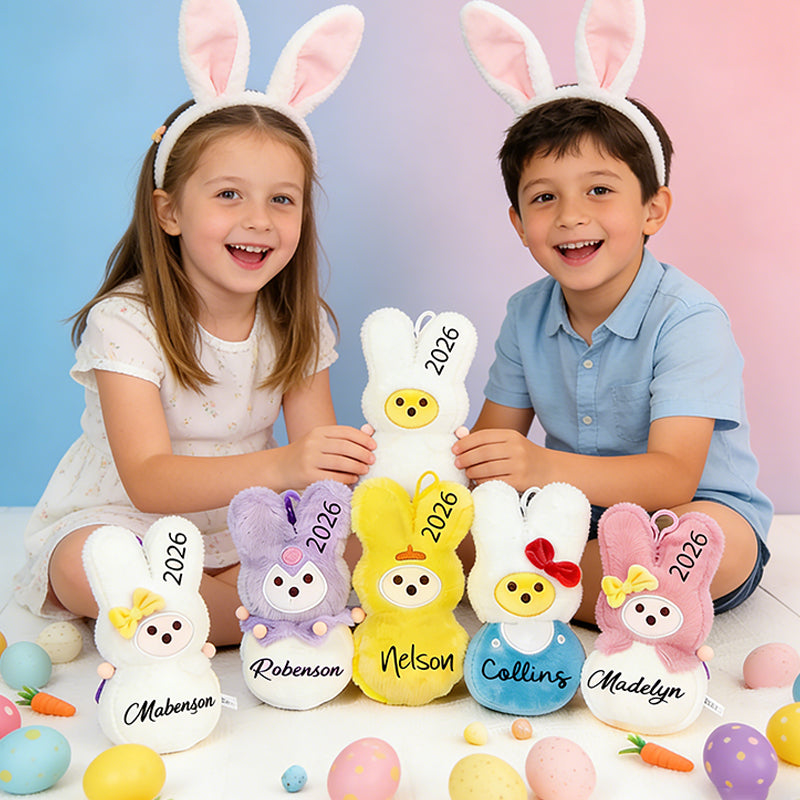 Personalized Easter Bunny Plush,Custom Bunny