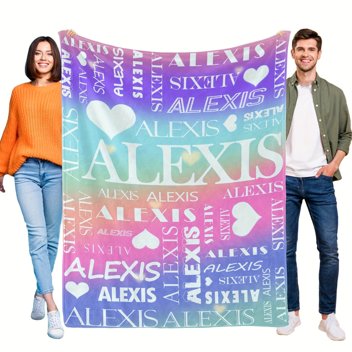Custom Blanket Personalized Name Blanket Custom Blanket
