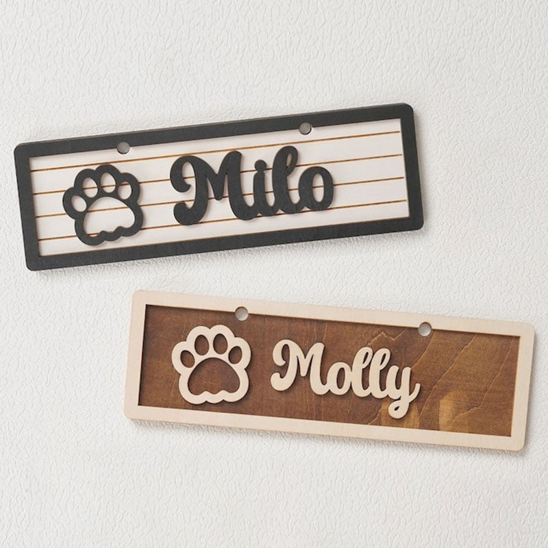 Dog House Sign, Dog House Tag, Personalized Gift