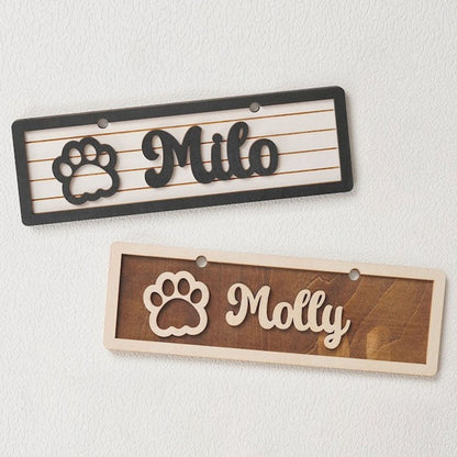 Dog House Sign, Dog House Tag, Personalized Gift