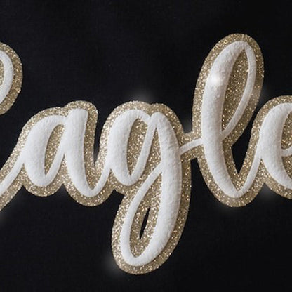 Custom Puff Sleeves And Glitter Team Name Sweatshirts, Glitter Team Name Sweatshirts, School Spirit Shirts
