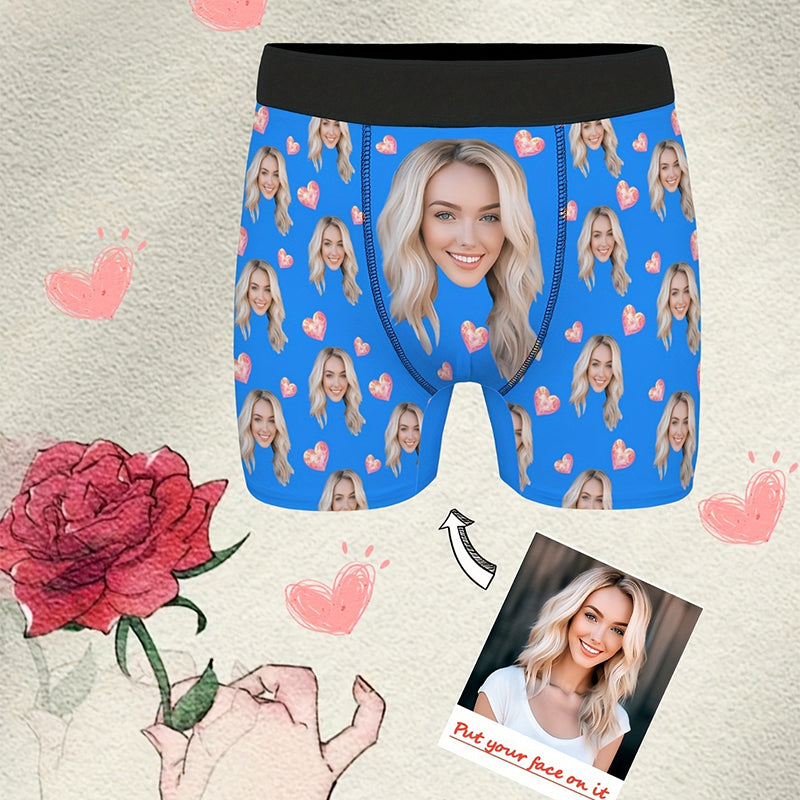Men's Custom Boxer Briefs - Personalized Photo