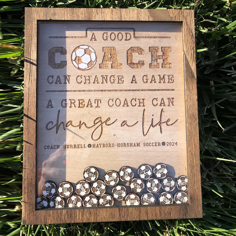 Soccer Coach plaque End of Season team gift club