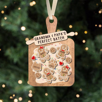 Personalized Gingerbread Christmas Ornament 3D