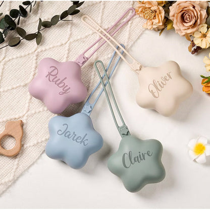 Personalised Silicone Dummy Bag,Baby Portable Travel Case