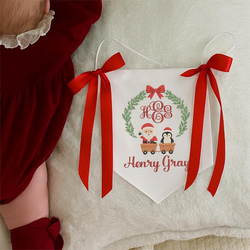 Baby’s First Christmas Baby Banner 2025