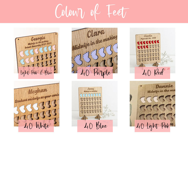 Student Midwife Gift - Student Midwife Birth Counting Board