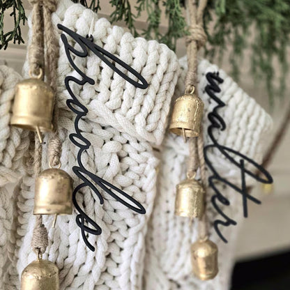 Christmas Stocking Tags, Personalized Stocking Tags