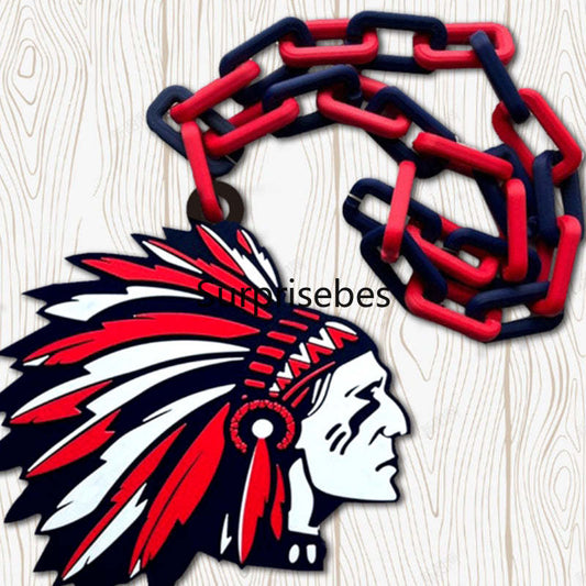 Custom Sports Turnover Chain, Oversized Medallion, Team mascot, Custom Colors, Any Logo
