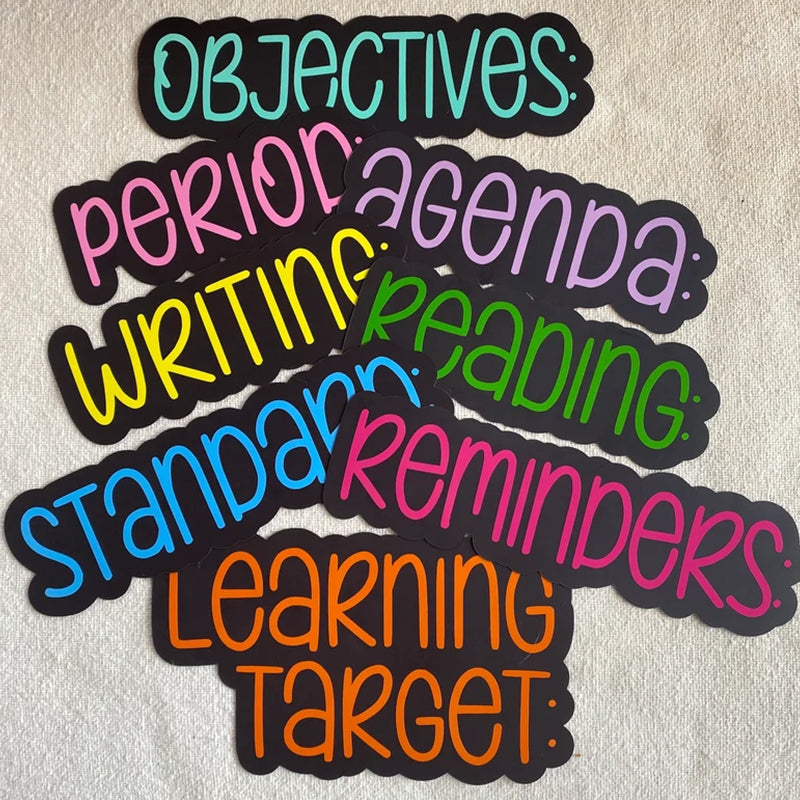 White Board Custom Magnetic Labels