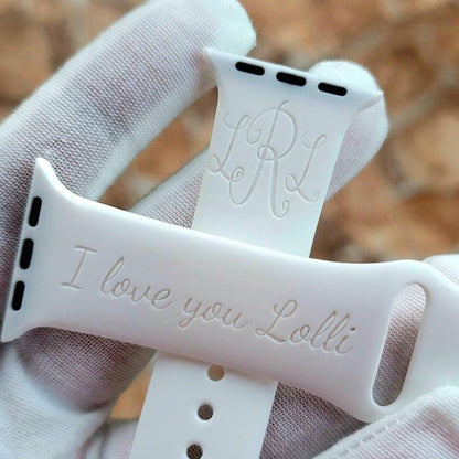 Personalized Watch Band Compatible with Apple Watch