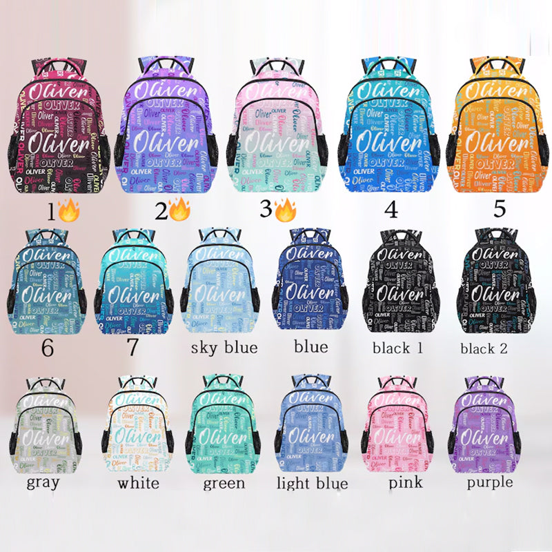 Personalized Name Backpack/Lunch Bag/Pencil Pouch