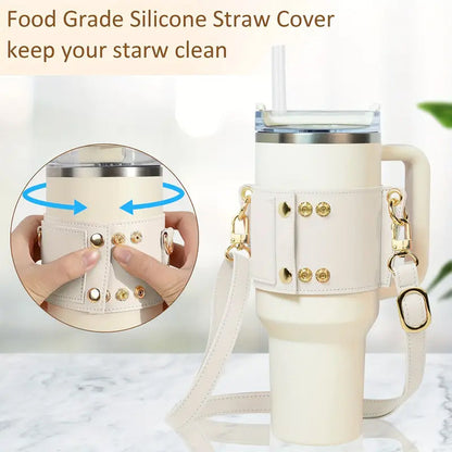 Personalized Water Bottle Carrier Adjustable 40/30oz Water Bottle Carrier