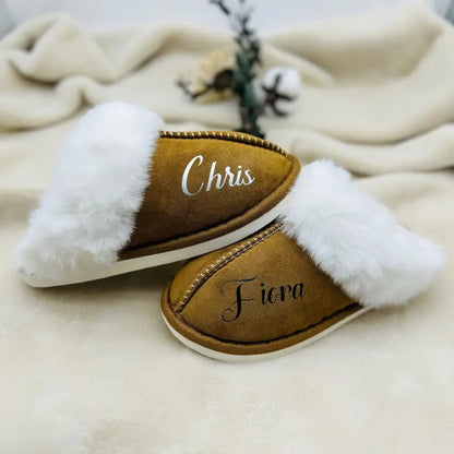 Personalized Plush Slippers for Women