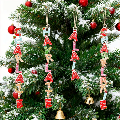 Personalized Snowflake Alphabet Ornament, Family Christmas Gift