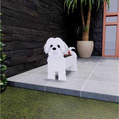 Dog Cat Pet Organizer Patio Indoor Outdoor Wood Planter
