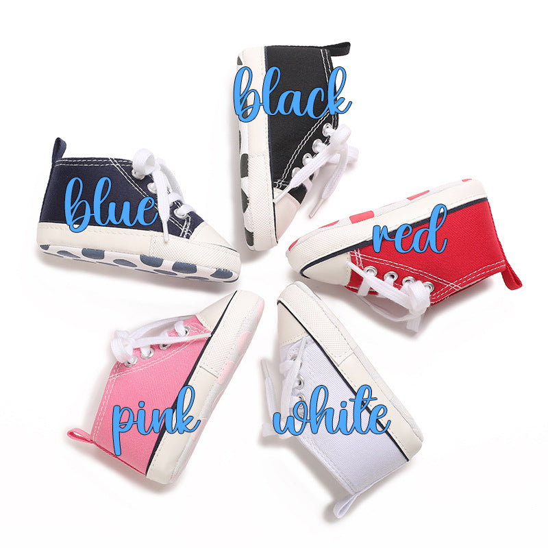 Custom Baby Shoes Personalized Baby High Top Monogram Infant Sneakers