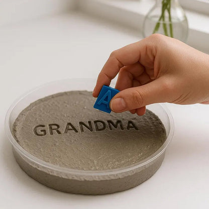 DIY Personalized Garden Stone Kit, Handprint Garden Stone