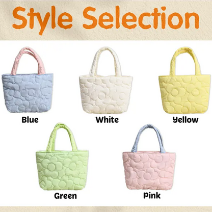 Personalized Quilted Nylon Tote Handbag,Kids Name bag,Custom Children's Gift
