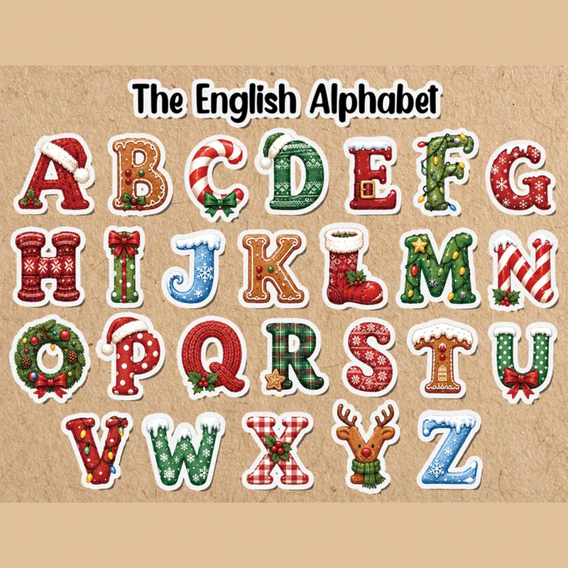 Personalized Christmas Name Stickers for Gift Wrapping – Custom Santa Labels,