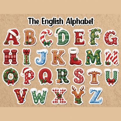 Personalized Christmas Name Stickers for Gift Wrapping – Custom Santa Labels,