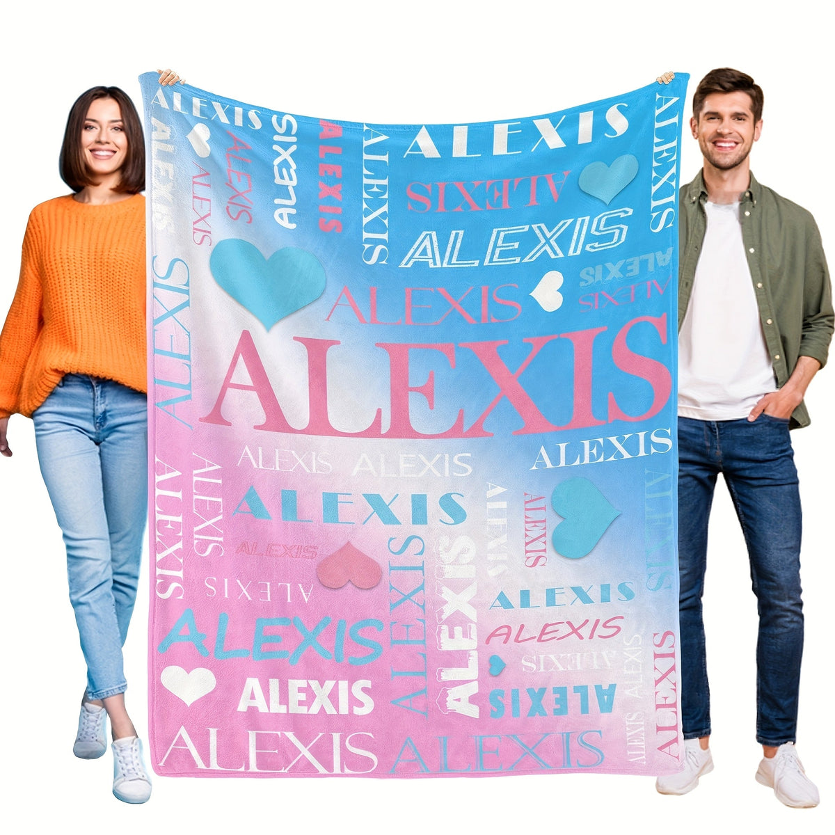 Custom Blanket Personalized Name Blanket Custom Blanket