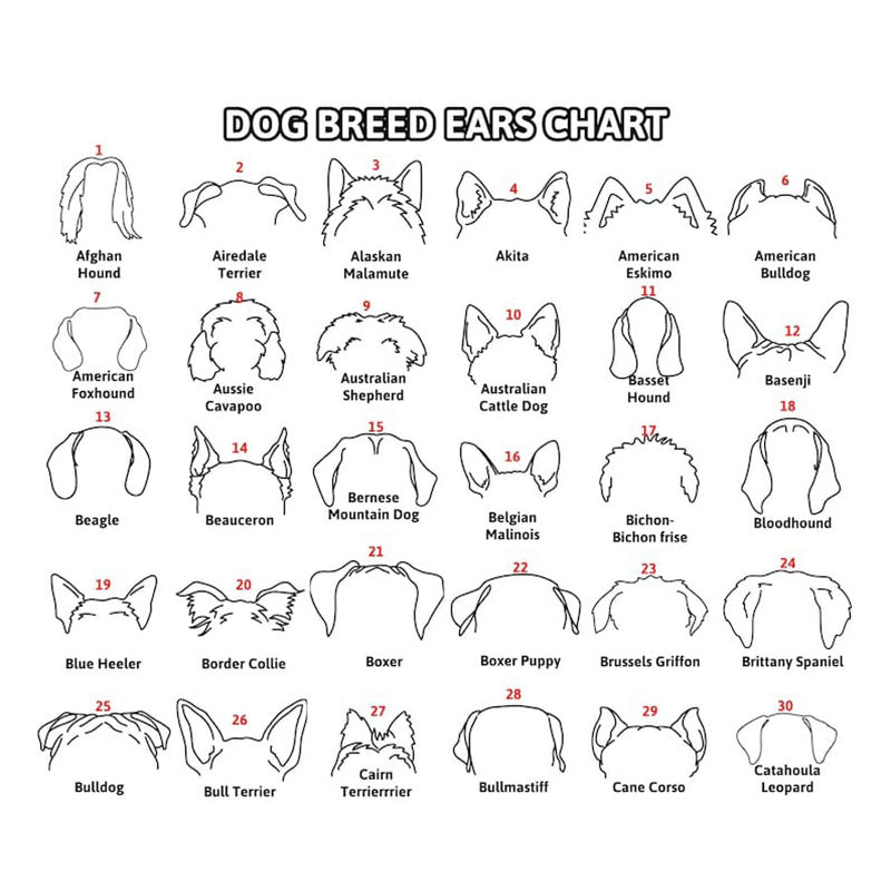 Custom Memorial Dog Ears Art, Collar Sign, Dog Memorial